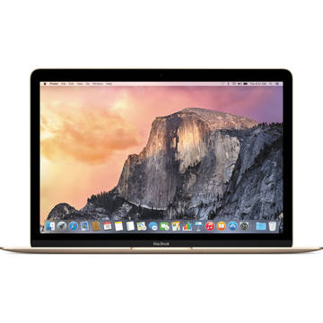 Notebook Apple MacBook 12-inch: 1.2GHz Dual-Core m5, 8GB, HD Graphics 515, 512GB - Gold