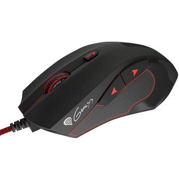 Mouse optic Natec Genesis Gaming GX75 NMG-0706, USB, 7200 DPI, DPI switch, negru