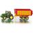 Siku series 16 tractor John Deere with silage trailer