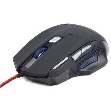 Mouse Gembird optical gaming mouse 3600 DPI, USB, black