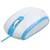 Mouse Gembird Optical mouse 1200 DPI, USB, blue/white MUS-105-B