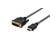 EDNET Adapter cable HDMI A /DVI-D M/M 5.0 m black premium