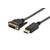 EDNET Adapter cable DP /DVI-D M/M 2 m black premium