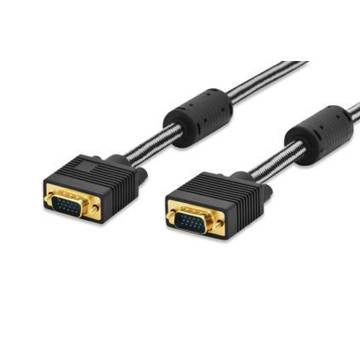 EDNET Connection cable DSUB15 /DSUB15 M/M 3,0 m black premium