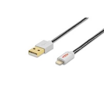 ednet iPhone® Lightning-USB Sync/Charger Cable 1,0m