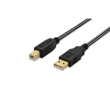 EDNET USB 2.0 connection cable black 1,8m