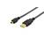 EDNET Connection cable USB A /miniUSB B M/M 1,8 m black premium