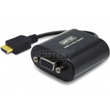 Unitek Adaptor HDMI - VGA, Y-5301