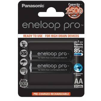 Panasonic Eneloop Pro R6/AA 2500mAh, 2 Pcs, Blister