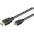 Goobay Cablu HDMI tata - mini HDMI tata HighSpeed Ethernet contacte aurite 2m