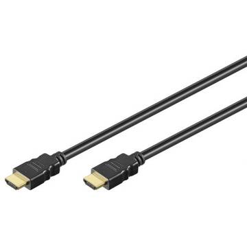 Goobay Cablu HDMI HiSpeed contacte aurite 5m