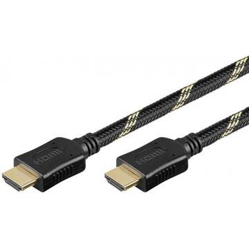 Goobay Cablu HDMI cu Ethernet contacte aurite 3m
