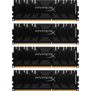 Memorie Kingston HyperX Predator, DDR3, 4 x 8 GB, 1866 MHz, CL9, kit