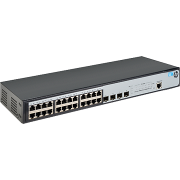Switch HPE OfficeConnect 1920 24G, 24 porturi 10/100/ 1000 Mbps, 4 porturi SPF