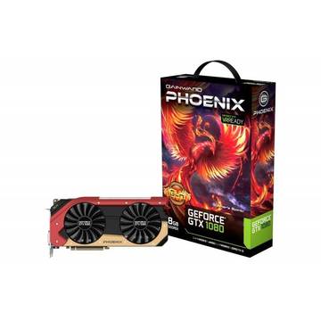 Placa video Gainward GeForce GTX 1080 Phoenix GS GLH, 8GB GDDR5X (256 Bit), HDMI, DVI, 3xDP