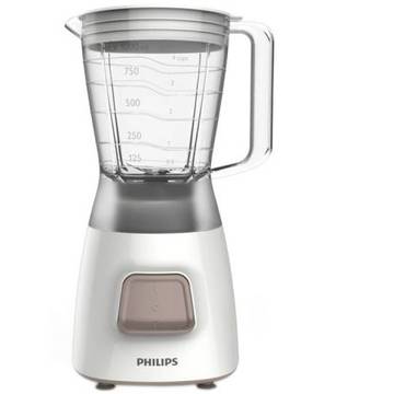 Philips Blender HR2052/00, 350 W, 1.25 l, 1 viteza, functie impuls, alb
