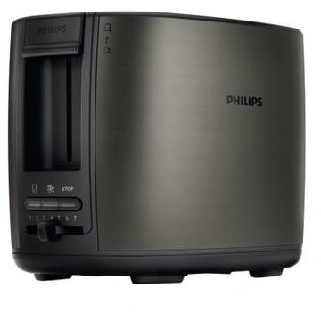 Prajitor de paine Philips HD2628/80, 950 W, 2 felii, negru