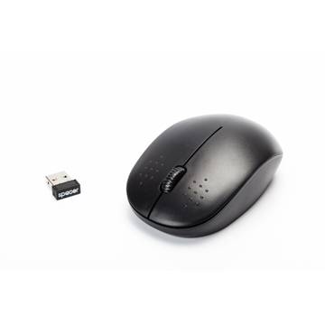 Mouse Spacer WIRELESS 2.4GHz, 3D, 800dpi, black SPMO-309