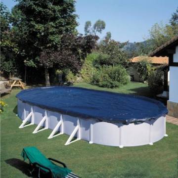 ManufacturGre Prelata izoterma pentru piscina ovala 605 x 370cm, 180 microni