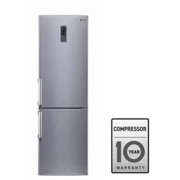 Aparate Frigorifice LG Combina frigorifica GBB539PVQWB Full No Frost, 318 l, Clasa A+, H 190 cm, Silver