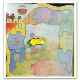 BRIMAREX Puzzle ceas Minnie si Mikey, 13 piese
