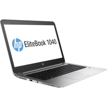 Notebook HP EliteBook Folio 1040 G3, 14 inch, procesor Intel Core i7-6500U, 2.5 Ghz, 8 GB RAM, 256 GB SSD, Windows 10 Pro, video integrat