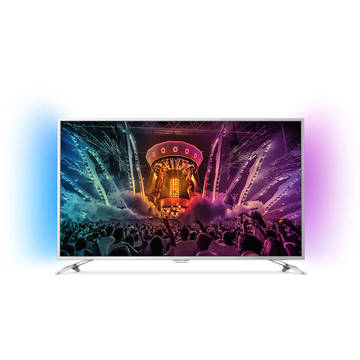 Televizor Philips 43PUS6501/12, 43 inch, 3840 x 2160 pixeli 4 K, Ultra Slim, Android TV