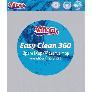 Rezerva mop Vanora Easy Clean 360, microfibra