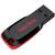 Memorie USB Stick Sandisk Cruzer BLADE SDCZ50-064G-B35, 64GB, USB 2.0, rosu-negru