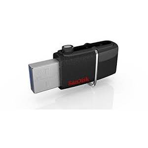 Memorie USB Stick Sandisk Flashdrive Ultra DUAL  SDDD2-064G-GAM46, 64GB, USB 3.0, viteza scriere  130MB/s (for Android)
