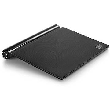 Stand notebook DeepCool 17" -  1* fan  180mm blue LED, 2 x USB, plastic - metal, black,  control turatie  "M5 FS"