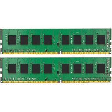 Kingston Value RAM, DDR4, UDIMM, 16 GB, 2133 MHz, ECC, Unbuffered, Kit