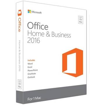 Suita office Microsoft Office Mac Home Business 2016 Engleza, Medialess P2