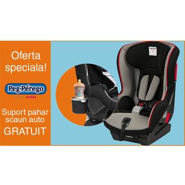 Scaun auto Peg-Perego Pachet Promo Viaggio1 Duo-Fix K Sport + Suport pahar scaun auto GRATUIT