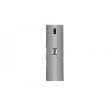 Aparate Frigorifice Combina frigorifica LG GBF59PZDZB, Full No Frost, 314 l, Clasa A++, H 190 cm, Dispenser apa, Argintiu