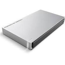 Hard disk extern Seagate STET2000400, 2TB, PORSCHE, 2.5 inci, USB LIGHT-GREY