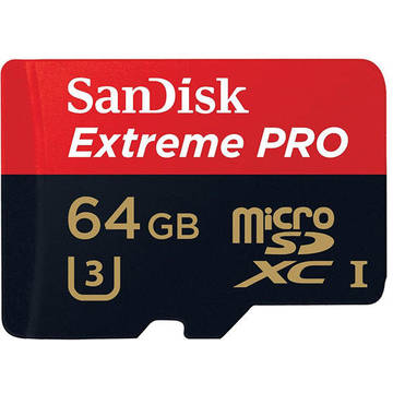 Card memorie Sandisk 64GB microSDXC UHS-1 95MB/s Extreme Pro