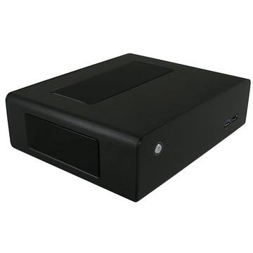 Carcasa LC-Power LC-1510MI-ON, Mini ITX, neagra, fara sursa