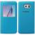 Husa Samsung Husa telefon Galaxy S6 G920 Clear View Cover  EF-ZG920BLEGWW, albastru