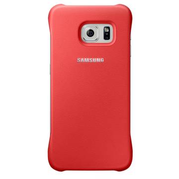 Husa Samsung Husa telefon Galaxy S6 Edge G925 Protective Cover EF-YG925BPEGWW, coral