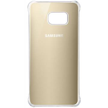 Husa Samsung Husa telefon Galaxy S6 Edge + G928 Glossy Cover EF-QG928MFEGWW, auriu
