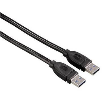 Hama Cablu extensie USB 3.0 A - A, 1.8 m, negru