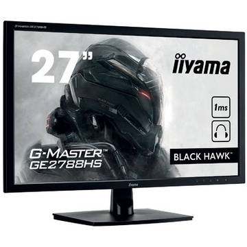 Monitor LED Iiyama G-Master GE2788HS-B1 Gaming, 27inch, Full HD, 1 ms, negru