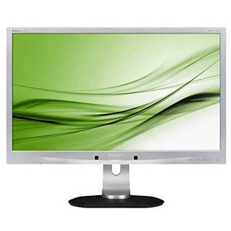 Monitor LED Philips P-Line 231P4QUPES, 16:9, 23 inch Full HD, 7 ms, argintiu, ecran de andocare pentru laptop