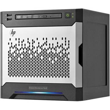 Server HP ProLiant MicroServer Gen8 G1610T, Intel Celeron, 4 GB RAM, 4 x 3.5 inch HDD, 200W