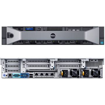 Server Dell PowerEdge R730, Intel Xeon E5-2620 v4, 16 GB RAM, 500 GB HDD, 2U