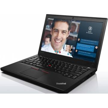 Notebook Lenovo ThinkPad X260,12.5 inch, procesor Intel Core i5-6200U, 2.3 Ghz, 8 GB RAM, 256 GB SSD, Windows 7 Pro, video integrat