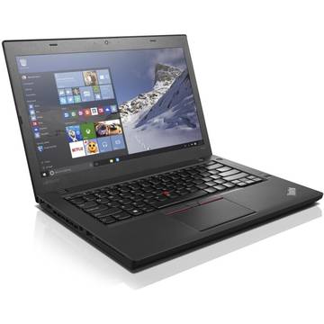 Notebook Lenovo ThinkPad T460s, 14 inch, procesor Intel Core i7-6600U, 2.6 Ghz, 20 GB RAM, 512 GB SSD, Windows 7 Pro, video integrat
