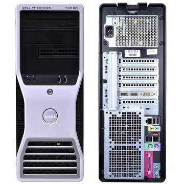 Desktop Refurbished Dell Precision T3500 Xeon W3530  2.8GHz up to 3.06GHz 8GB DDR3 250GB HDD Sata DVD Nvidia Quadro 600 Tower Soft Preinstalat Windows 7 Professional