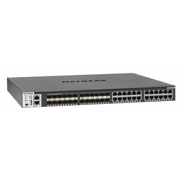 Switch Netgear ProSAFE M4300, 48 porturi, 24 x 10GBASE-T + 24 x SFP+